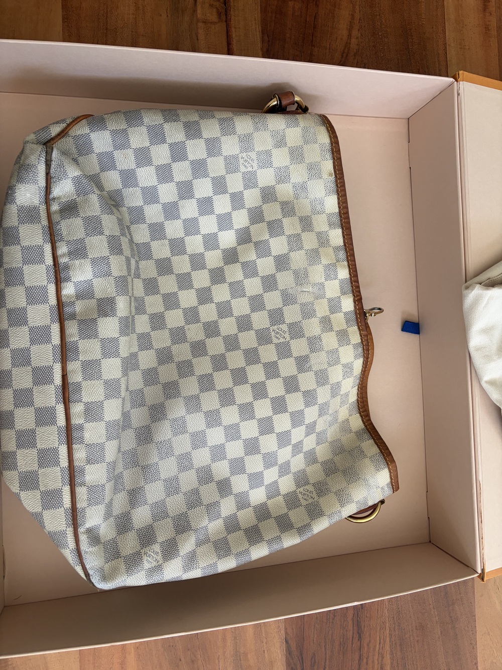 LOUIS VUITTON Damier Azur Delightful PM